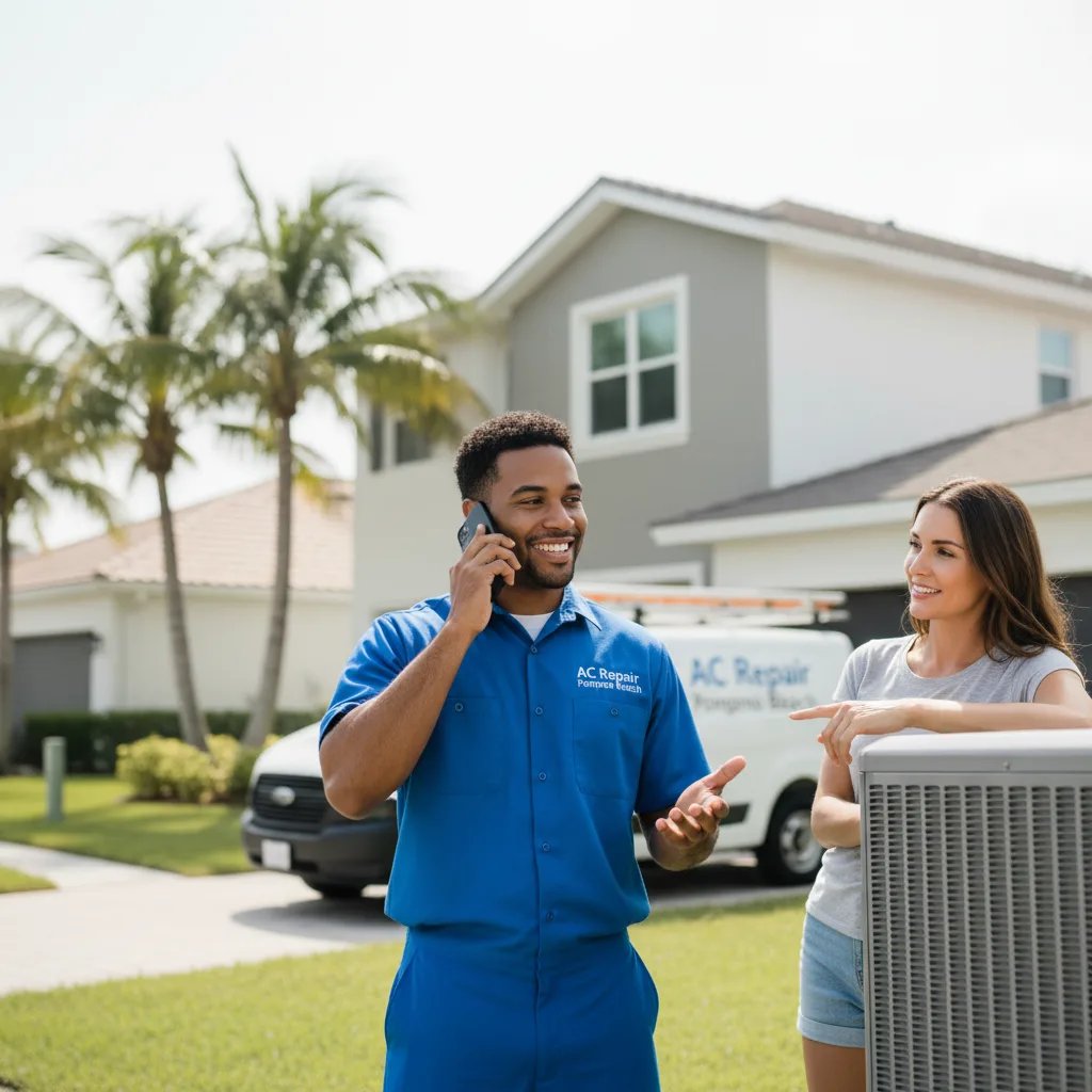 AC Repair Pompano Beach customer support in San Bruno